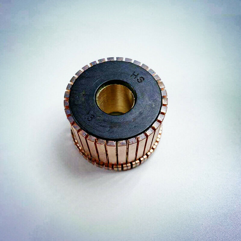 13mm x 36.8mm x 24.5mm 32 Gear Tooth Copper Shell Mounted Commutator AHY-3305-32
