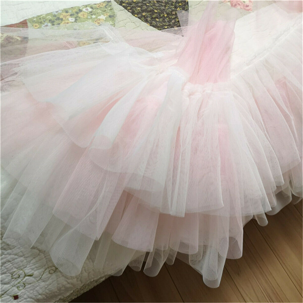 50CM Multi Layer Lace Trim Ribbon Skirt Wedding Dress Garment Sewing DIY Craft