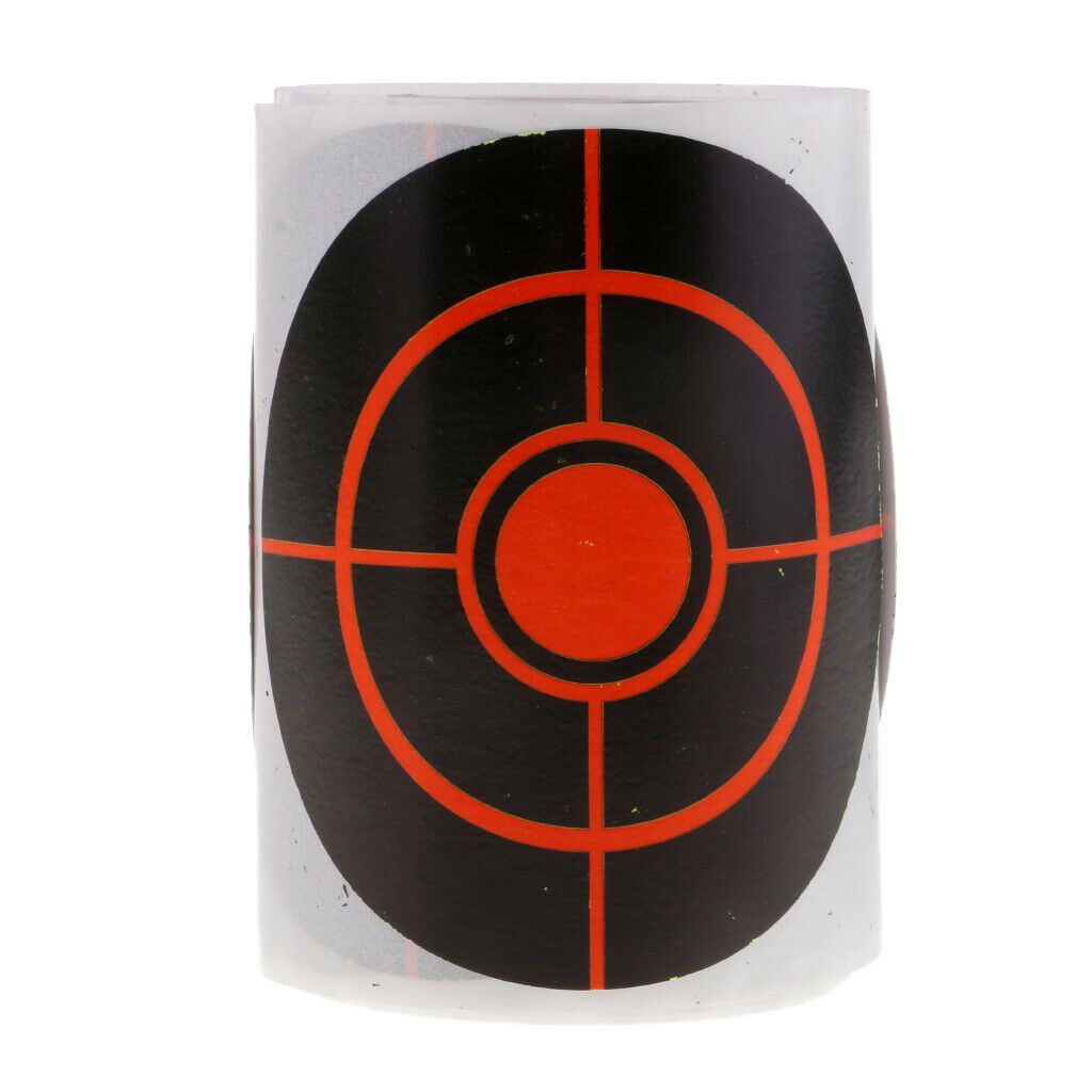 200 Pieces Black And Red Target  Stickers for Shooting Exercises