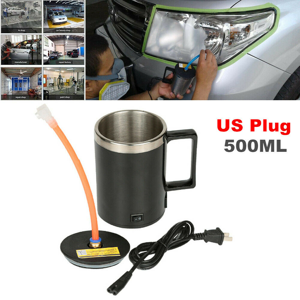 220V Car Headlight Lens Atomizing Coating Cup Lamp Repair Tool Restoration Kit