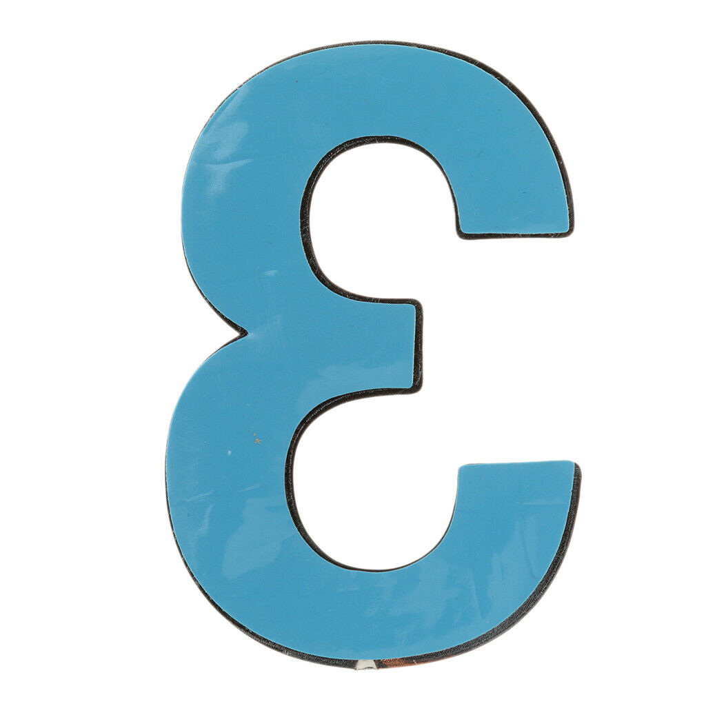Door Plaque Digit 3 Letter Door Number Electroplating Number Of Floors
