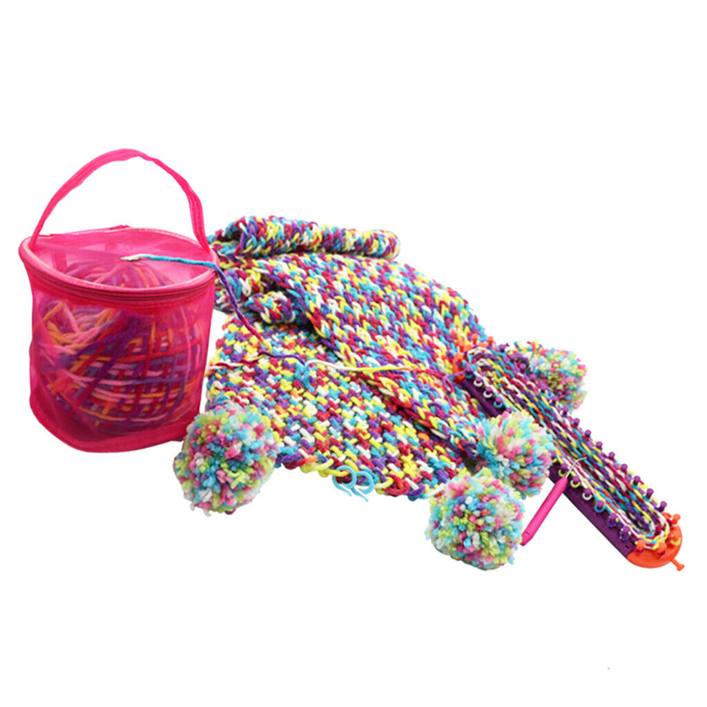 Rectangle Wool DIY Knitting Tool Hat Manufacturer Scarf + Yarn Storage Bag Made
