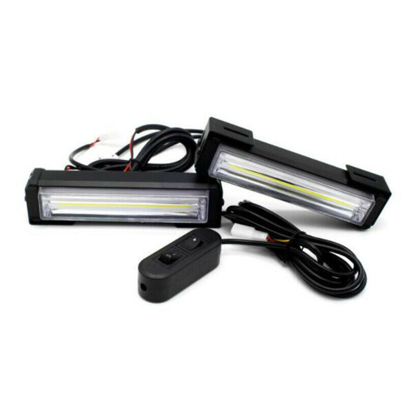 12-24V Car Grill Light SUV Working Lamp Daylight Truck Amber Lighting Aluminum