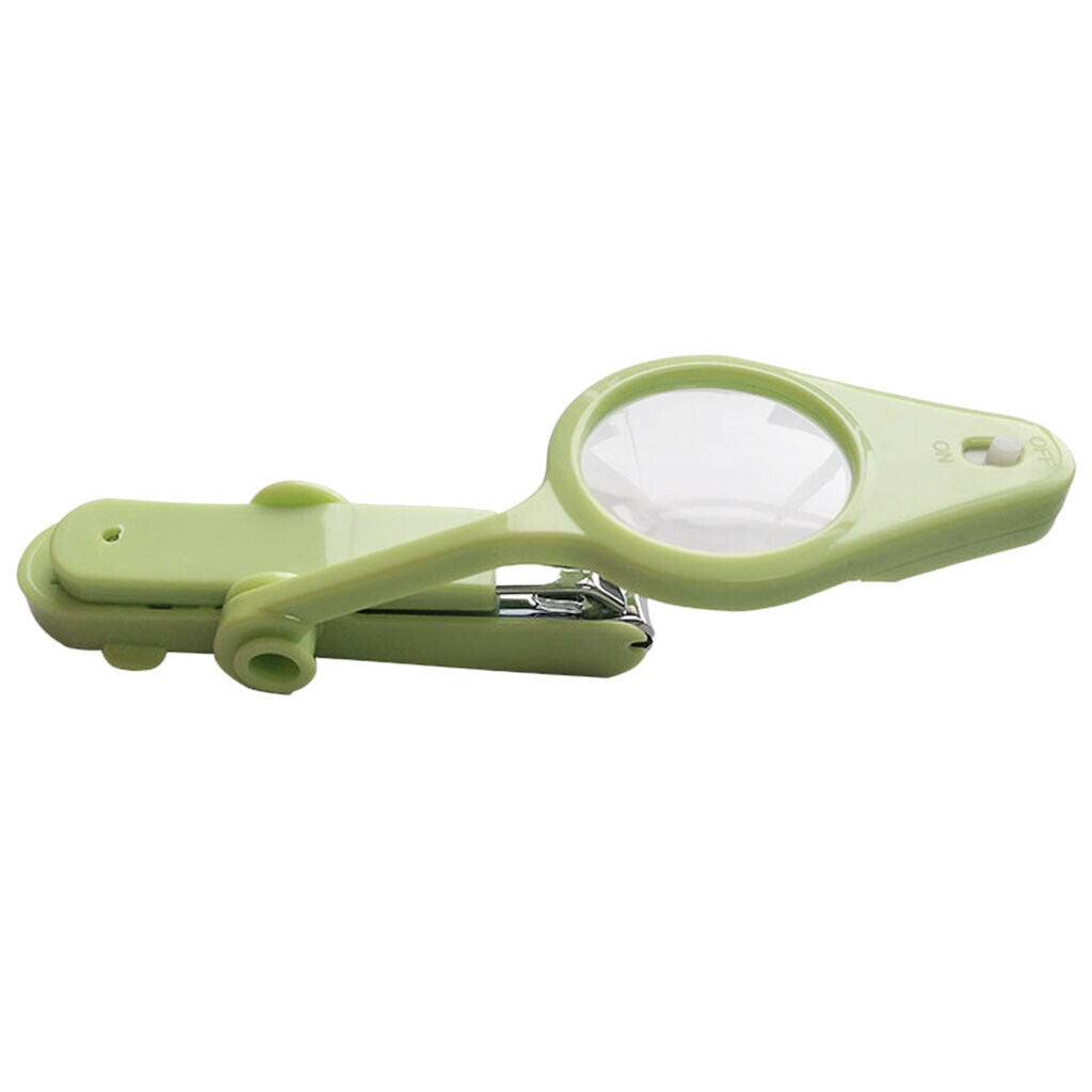 Portable Baby Nail  Manicure Pedicure Fingernail Cutter With LED Light