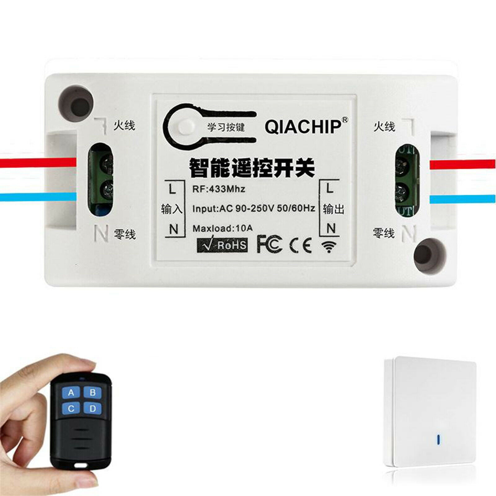 WiFi Smart Light Switch Timer APP Works with   Google Home Appliances