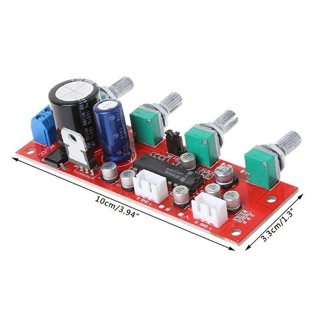 LM1036 tone board separate potentiometer treble bass balance volume control DD