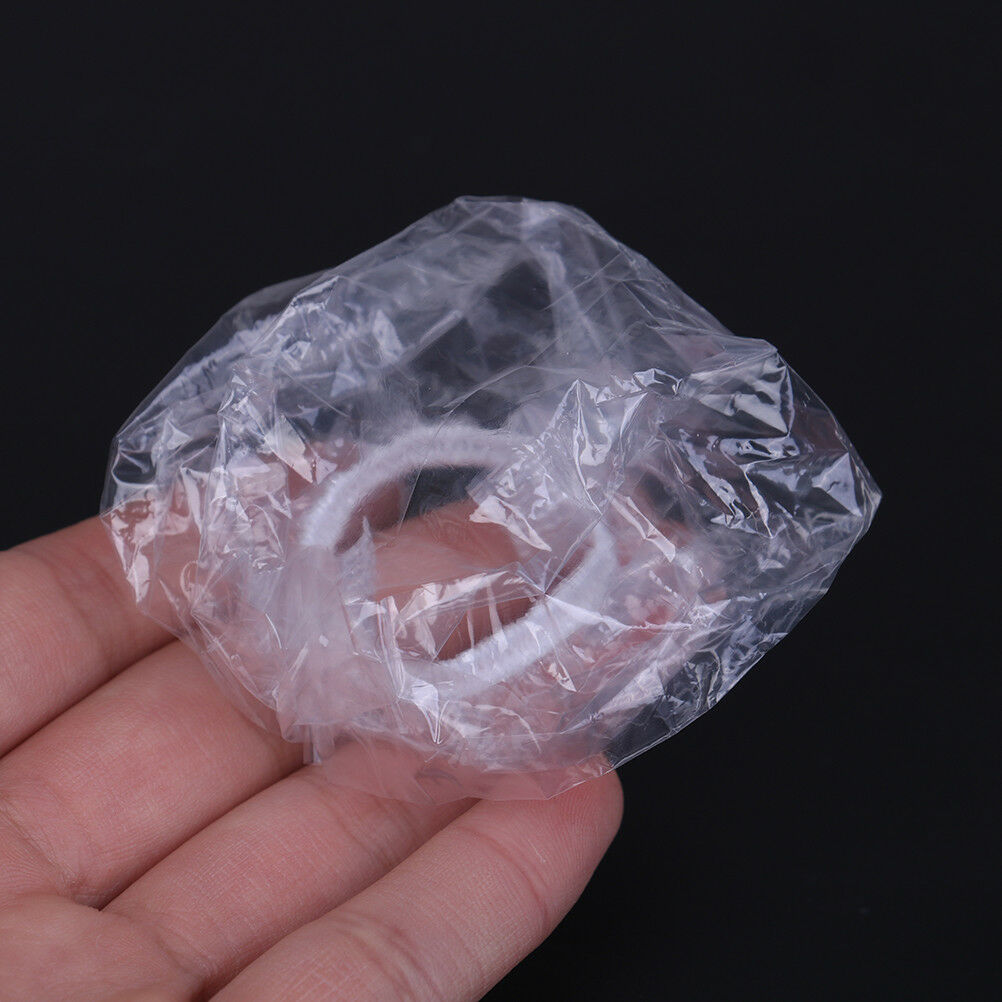 100pcs Disposable Plastic Waterproof Ear Protector Cover Dye Shield ProtectiBDA