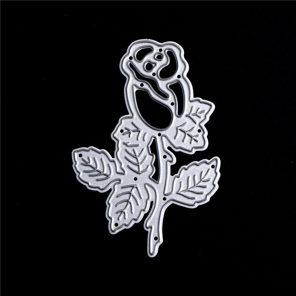 1pc Rose Flower scrapbooking photo album Metal Stencil cutting die paper .l8