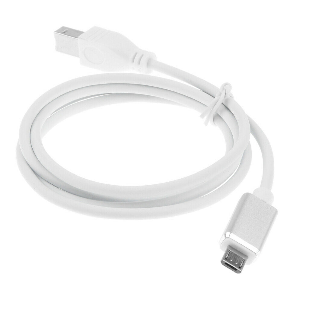 Micro USB Male to Type B Male OTG Cable Connector for Printer Data Phone