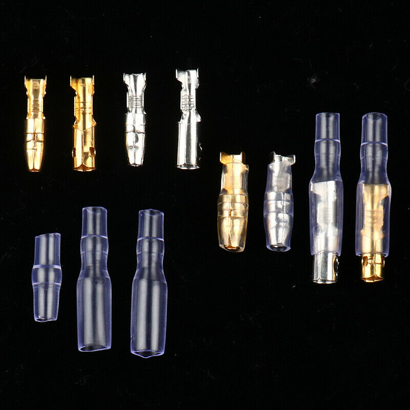 320Pcs 4mm Car Auto Motorcycle Bullet Terminal Male Female Wire Crimp Connec WF