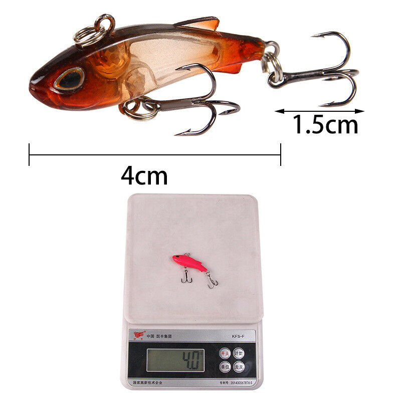 10pcs Set Minnow Fishing Lure 4.5cm 4g Wobblers Crankbait Hooks Bass Pesca Baits