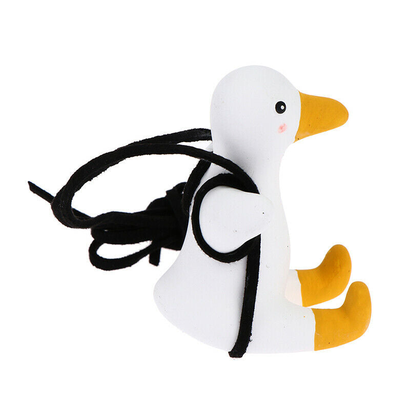 Cute Little Duck Car Pendant Decoration Duck Swing Auto Rearview Mirror PendFCA