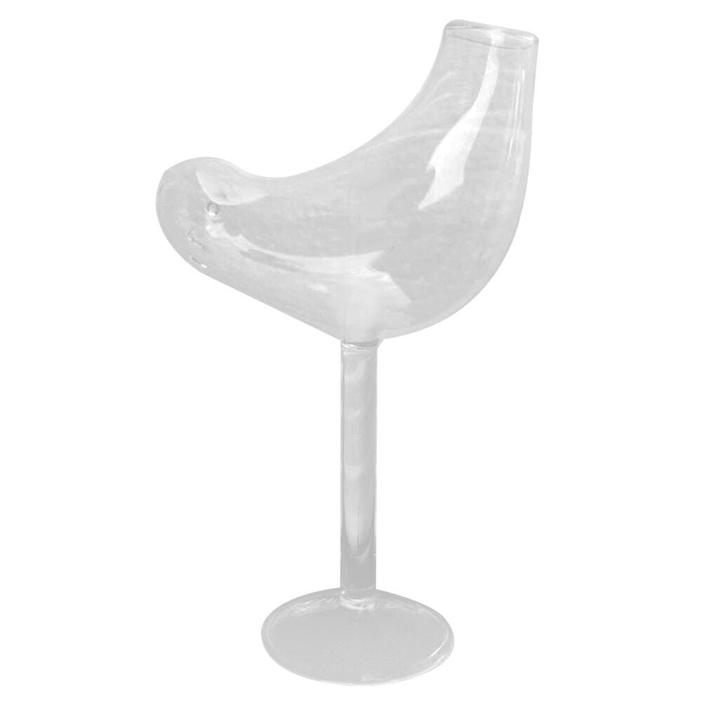 Creative Glass Bird Design Hydroponic Water Flower Vase Container Planter