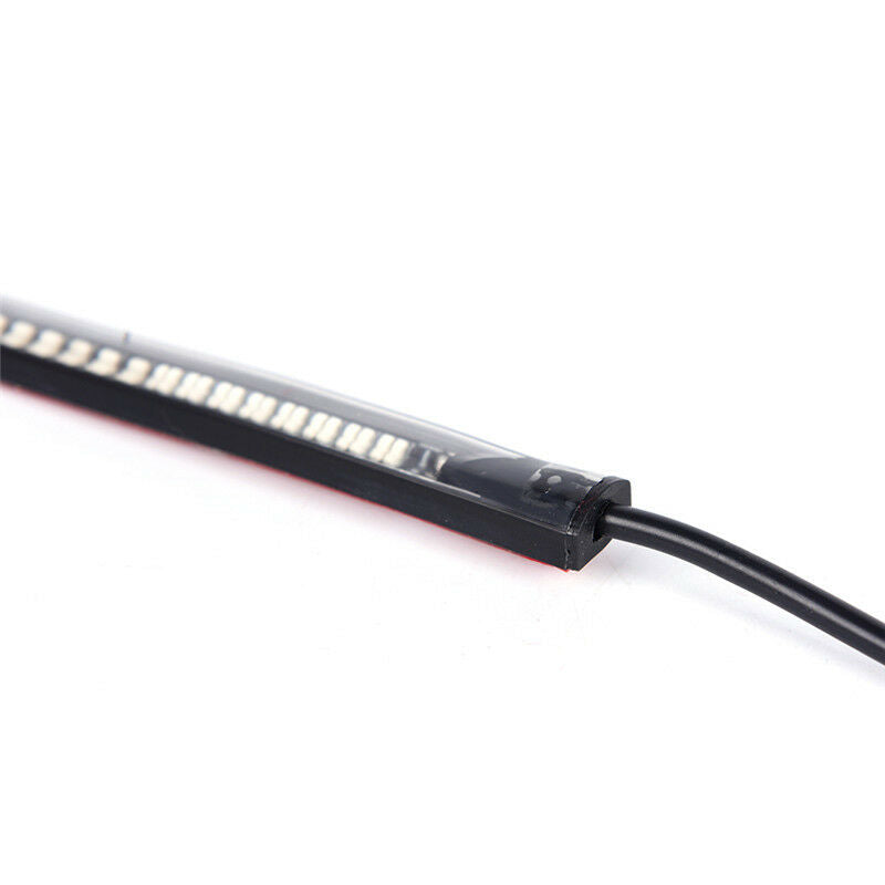 led motorcycle atv tail brake stop turn signal strip light waterproof lam.l8