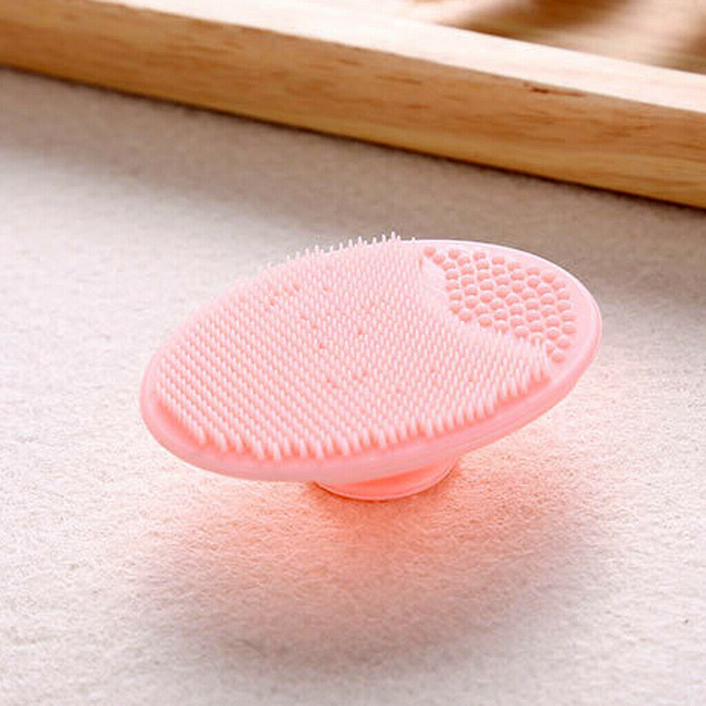 Set of 2x Exfoliator Face Cleansing Pads Silicone Facial Skin Pores Scrubber
