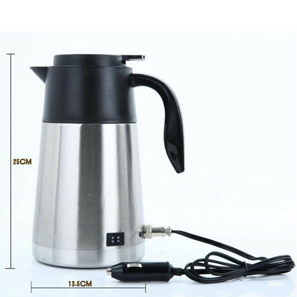 Portable Car Electric Kettle Outdoor Travel Kettle for Boiling Water Tea 12V