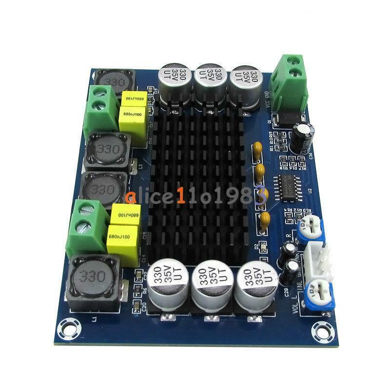 12V-24V TPA3116 D2 120W+120W Dual-channel Stereo Digital Audio Power Amplifier