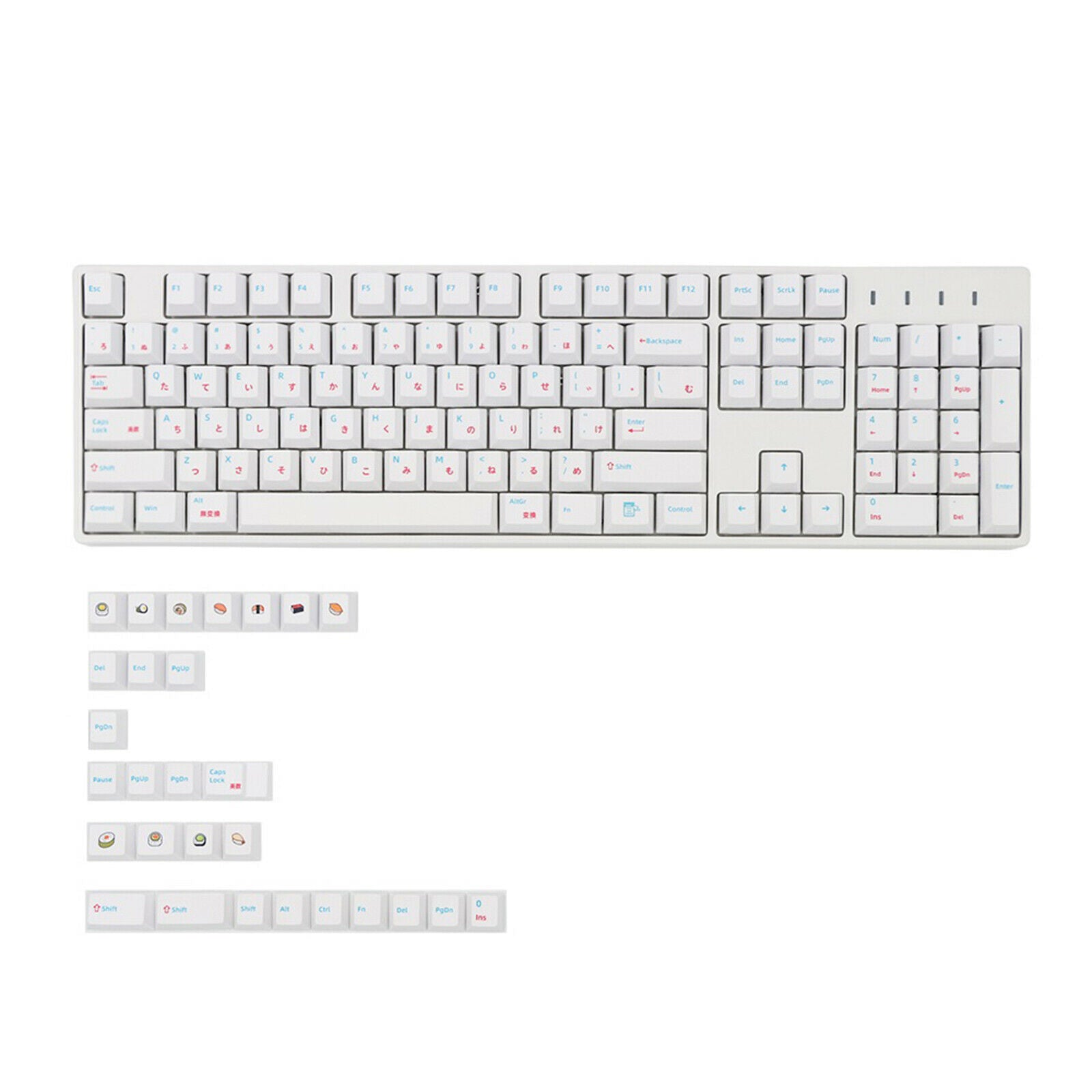 135 Keys Keycaps Set DIY for Cherry MX Mechanical Keyboard DIY Accessories