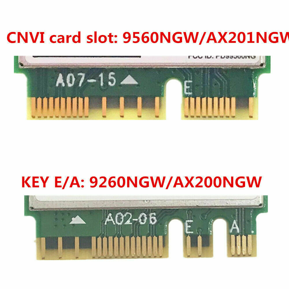 For Intel Dual Band AC 9560 9560NGW 802.11ac 1.73Gbps BT 5.0 NGFF CNVI Card