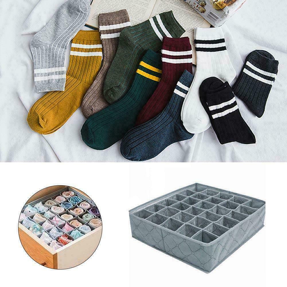 Storage Drawer Organiser Storage Box Tidy Socks Bra Divider Ties AU Draw A4E8