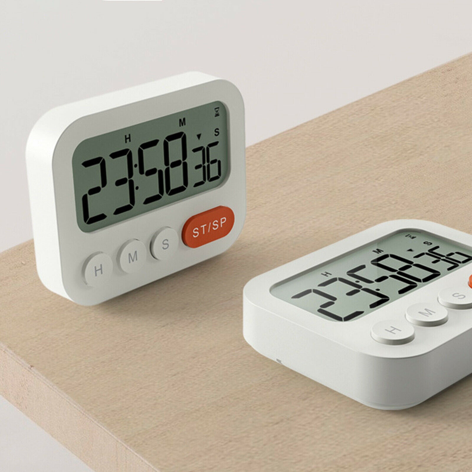 LED Display Kitchen Timer Cooking Gym Alarm Clock Stopwatch Time Counting