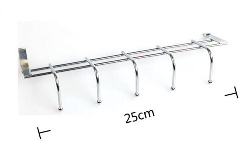 FantasticHat Towel Hanger Over Door Hanging Rack Holder Five Hooks Chic H.l8