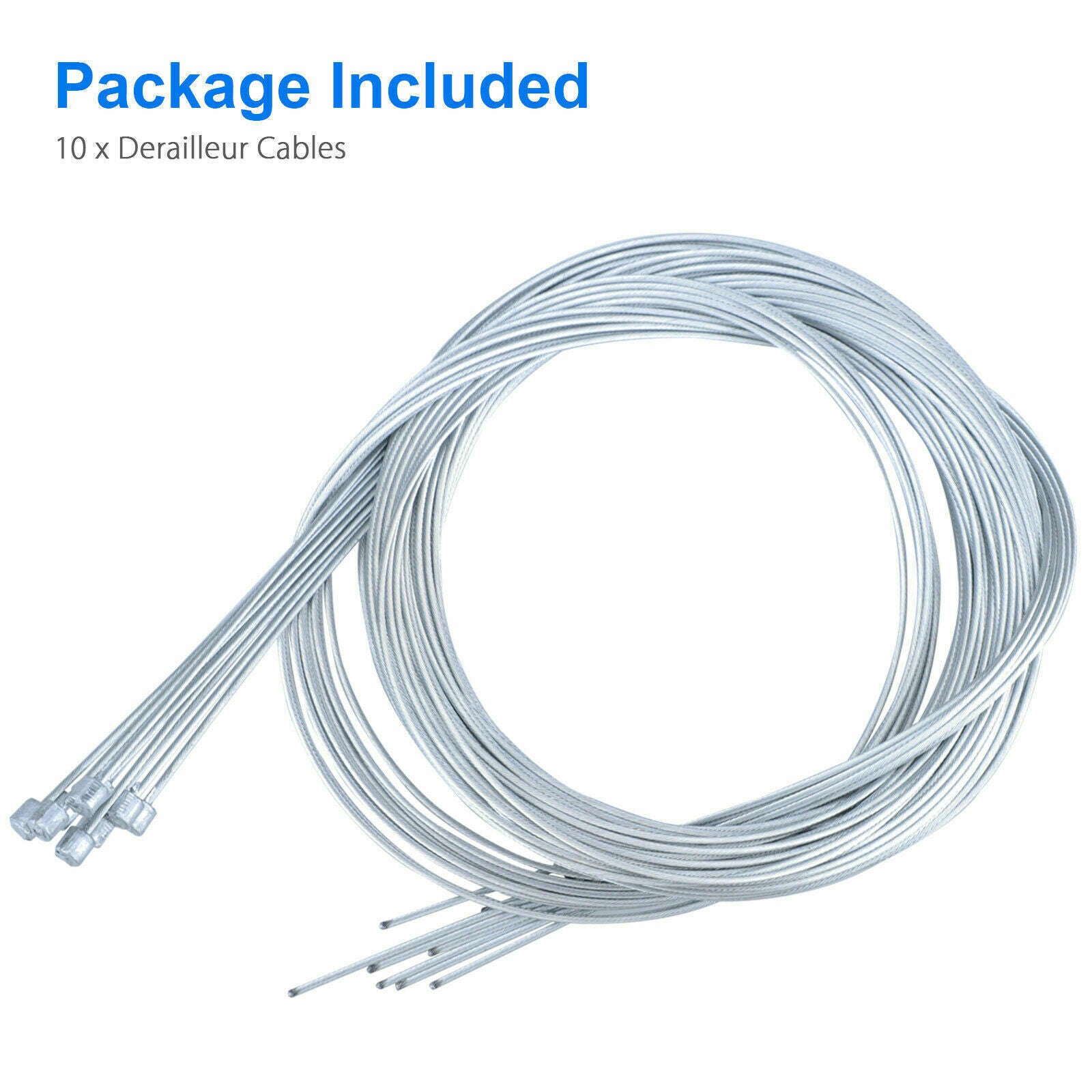 10 Bicycle Shifter Derailleur Gear Stainless Steel Rear Inner Cable 200cm
