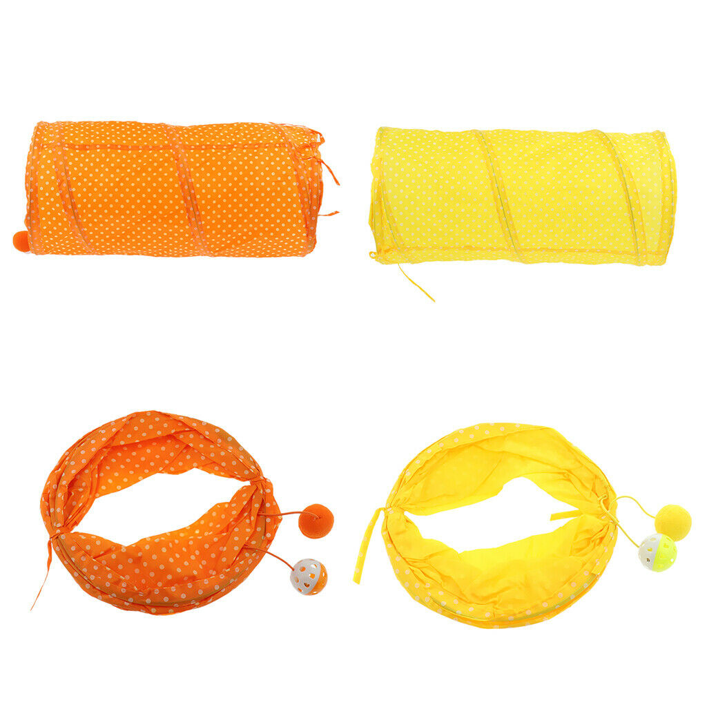 2 Packs Cats Tunnel Toys Cat Outdoor Interactive Toys Catching For Cat Mice