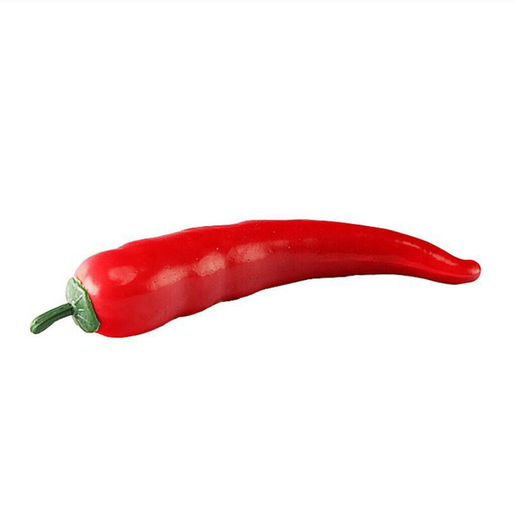 8pcs Artificial Vegetables Chilli Artificial Vegetables Decorative Vegetable