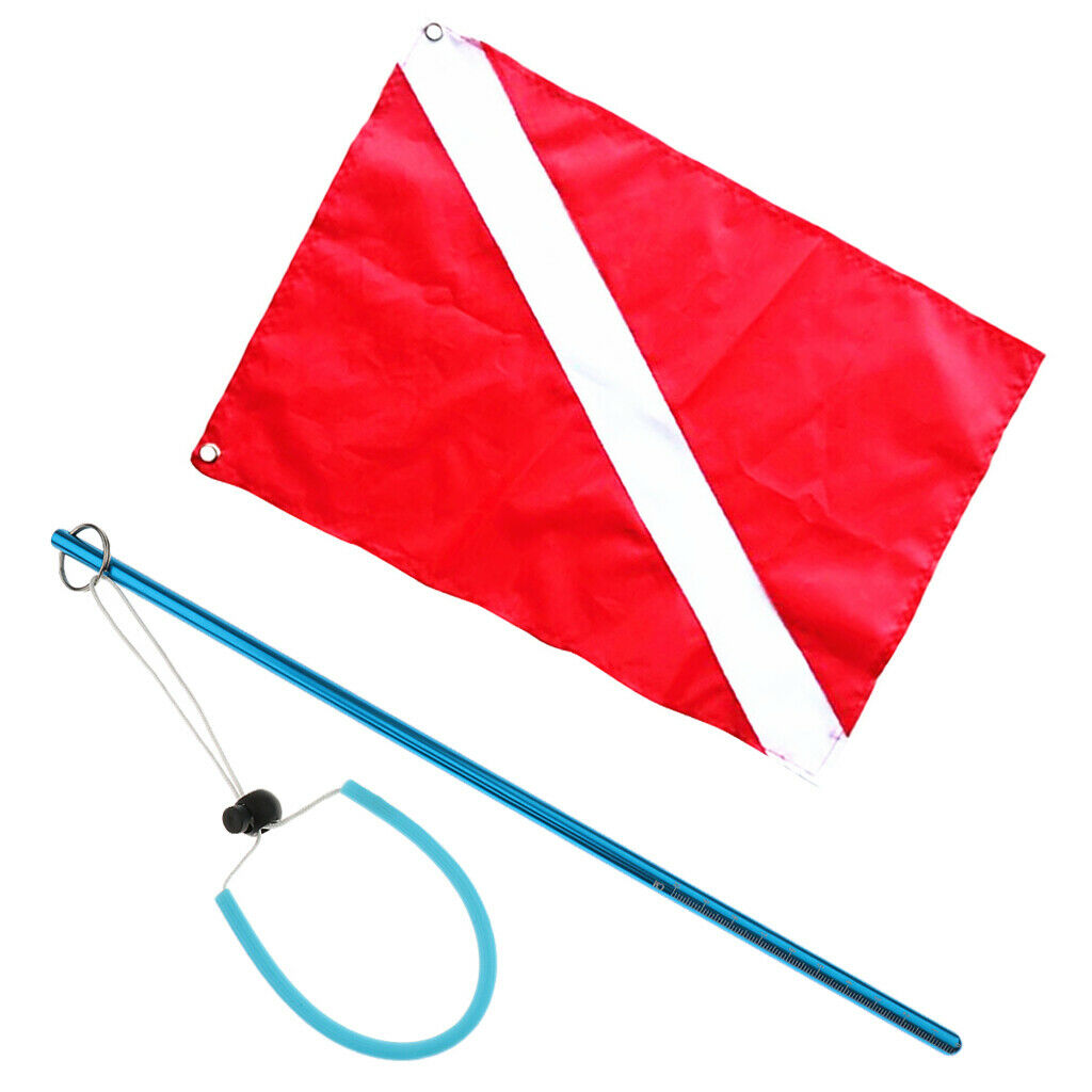 Scuba Diver Down Flag Boat Signal Marker Banner W/ Diving