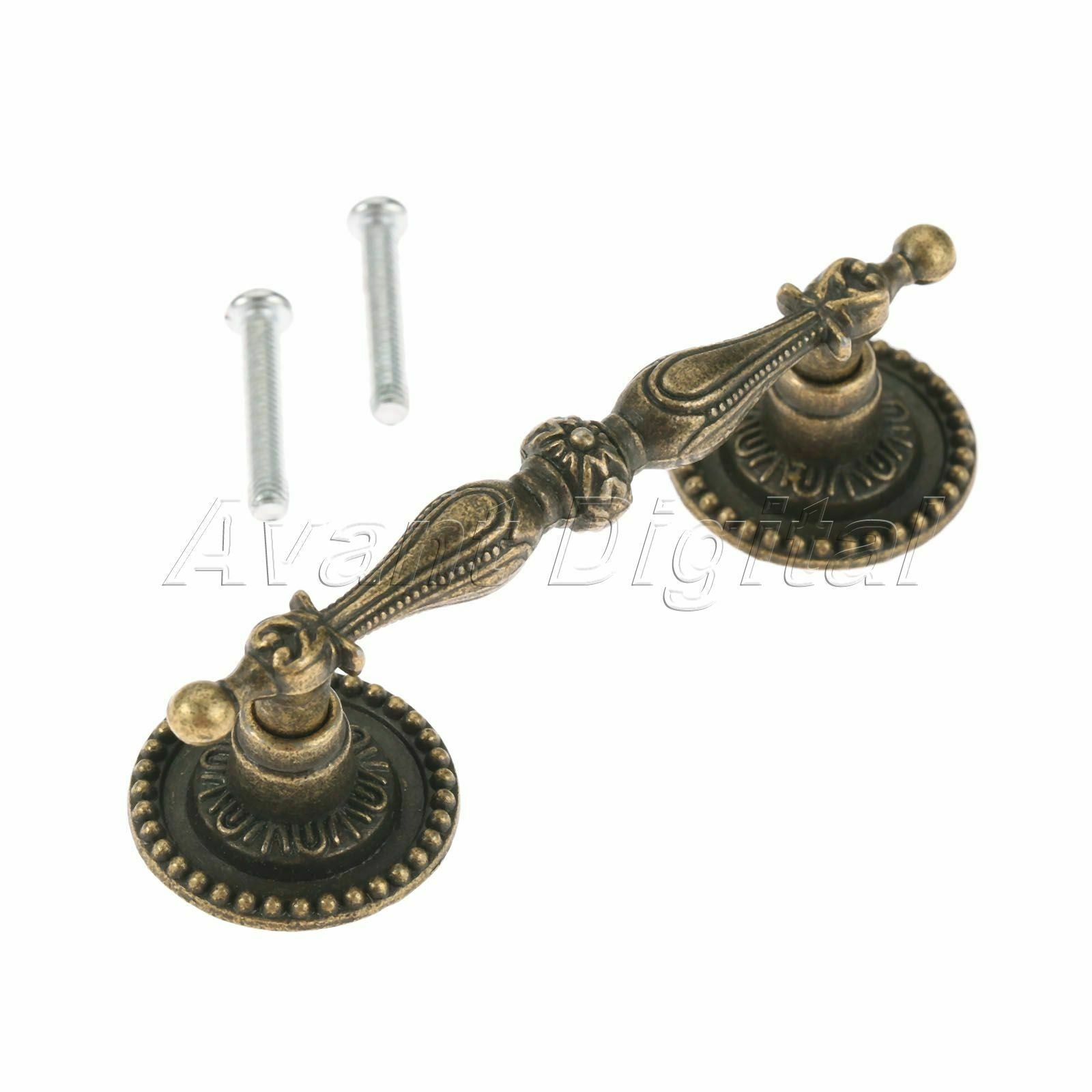 Retro European Furniture Cupboard Wardrobe Door Pull Handle Cabinet Drawer Knob