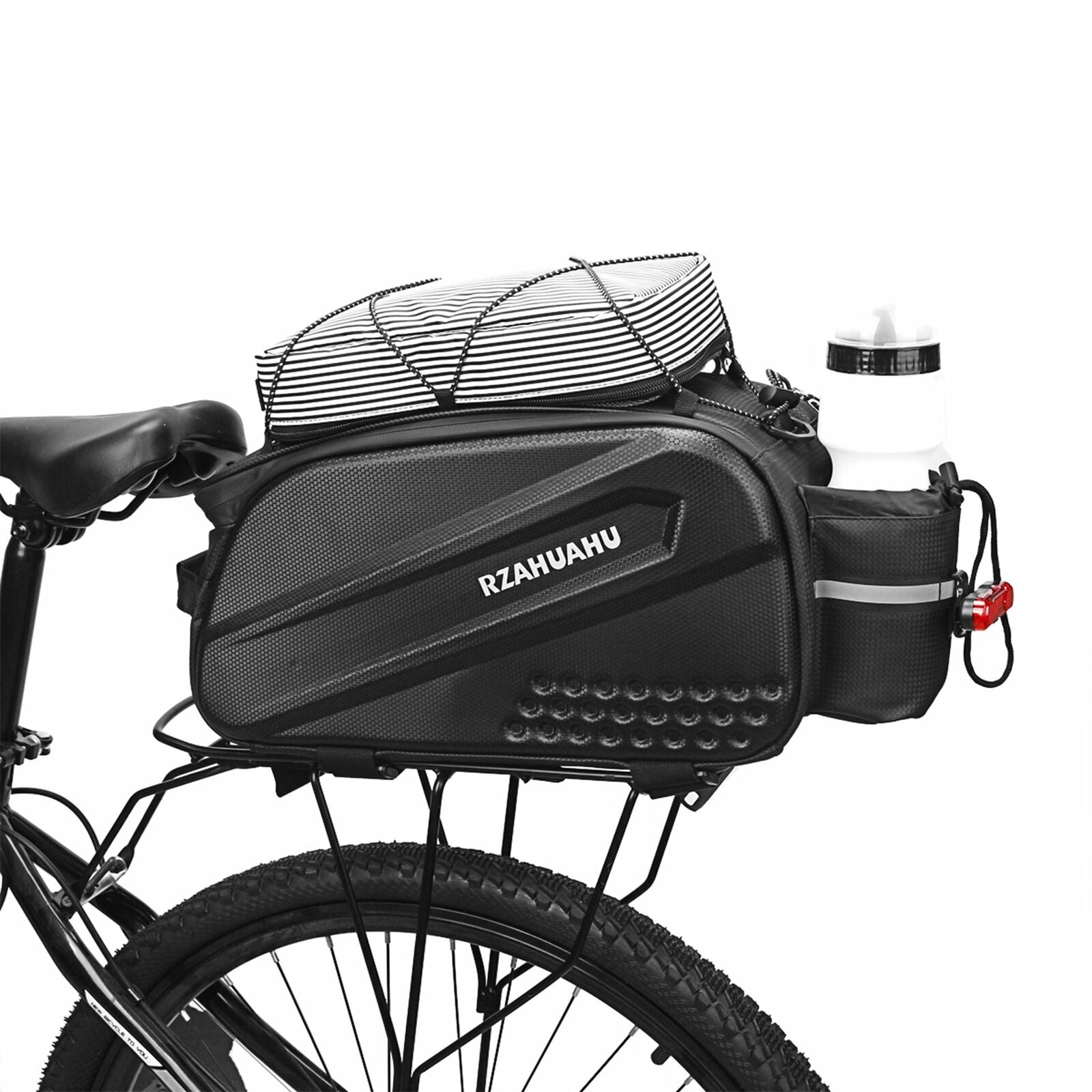 10L Bicycle Rear Seat Bag Waterproof Cycling Rack Trunk Shoulder Bag Handbag SUK