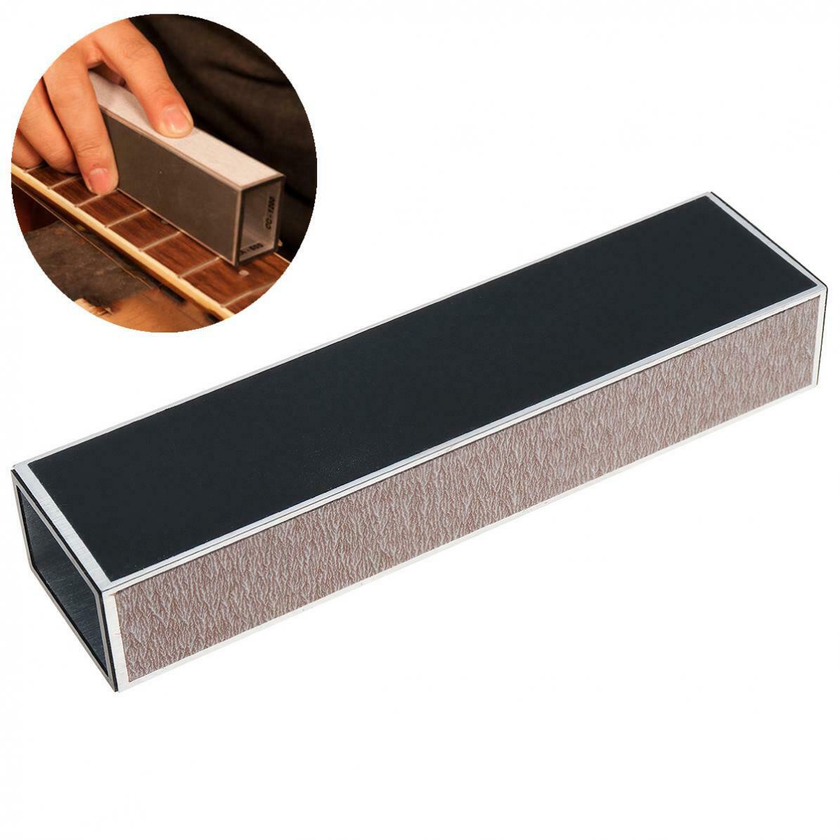 Guitar Neck Fret Leveling Sandpaper Sanding Aluminum Beam Luthier Repair Tool