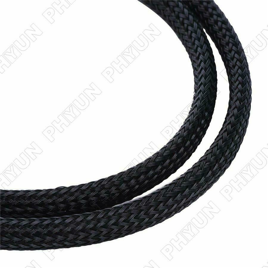 10 Pack 4-Pin PWM to Dual PWM Sleeved Computer Case Fan Power Y-Splitter Cable