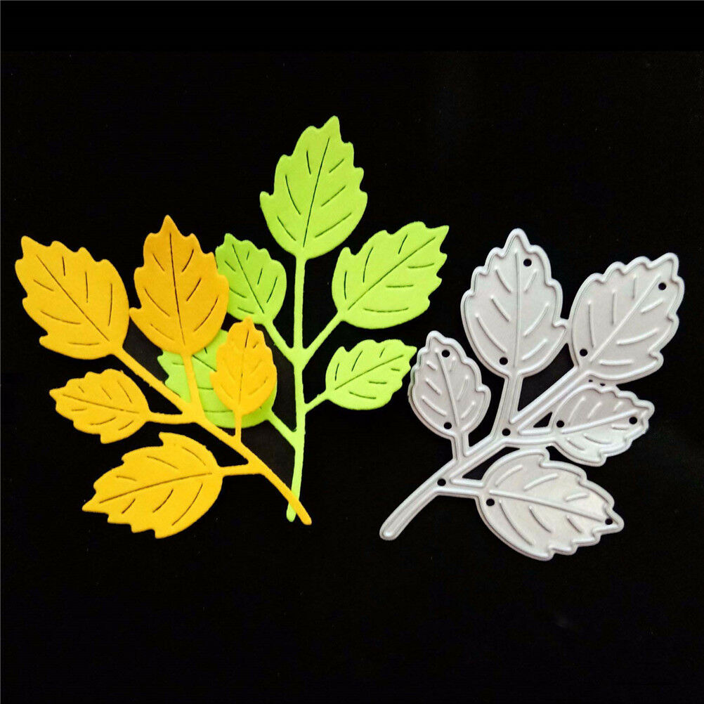 1pc Delicate leaf  Metal Cutting Dies DIY Scrapbooking Paper Cards Craft.l8