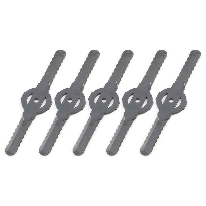 5pcs Plastic Lawn Mower Blade Grass Trimmer Head Replacement Garden Supply Tool
