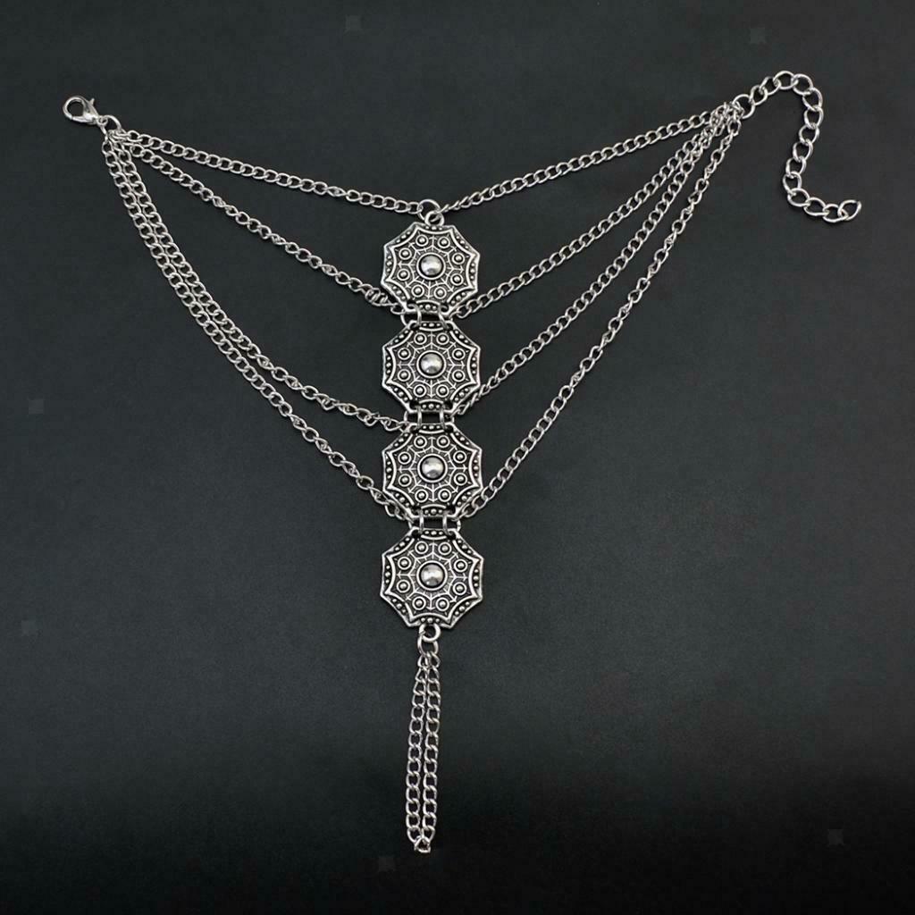 Multi Chain Tassel Bracelet Bangle Slave Finger Chain Hand Harness Ornaments