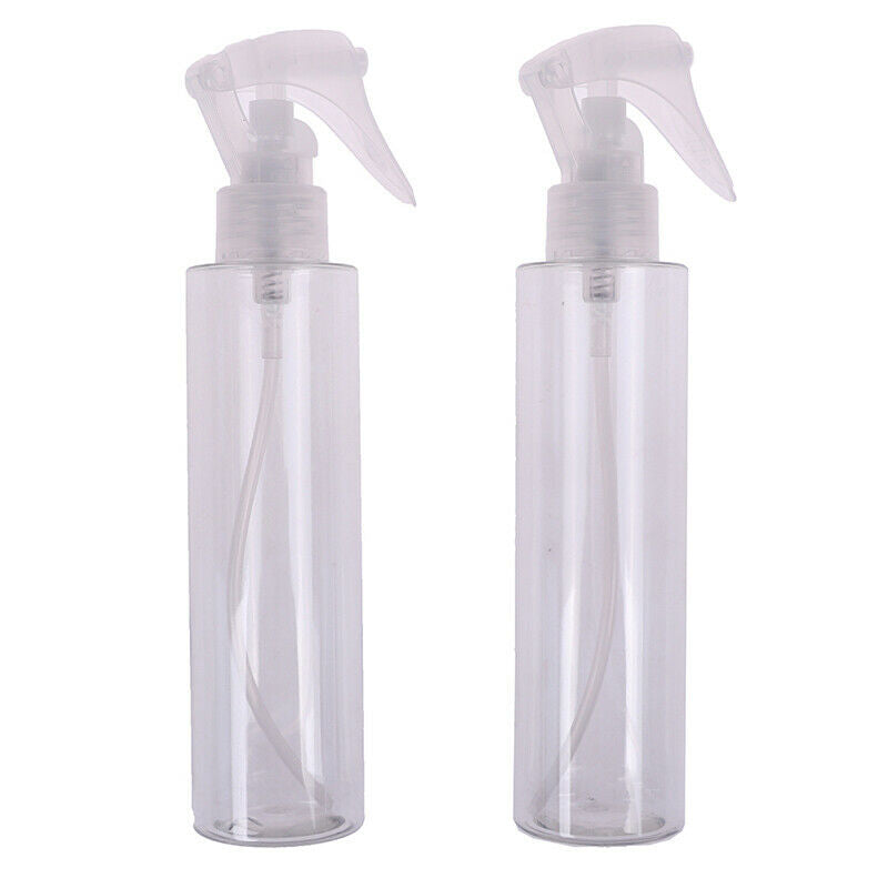 2Pcs 150ml plastic bottle watering spray kettle transparent small spray bot^CH