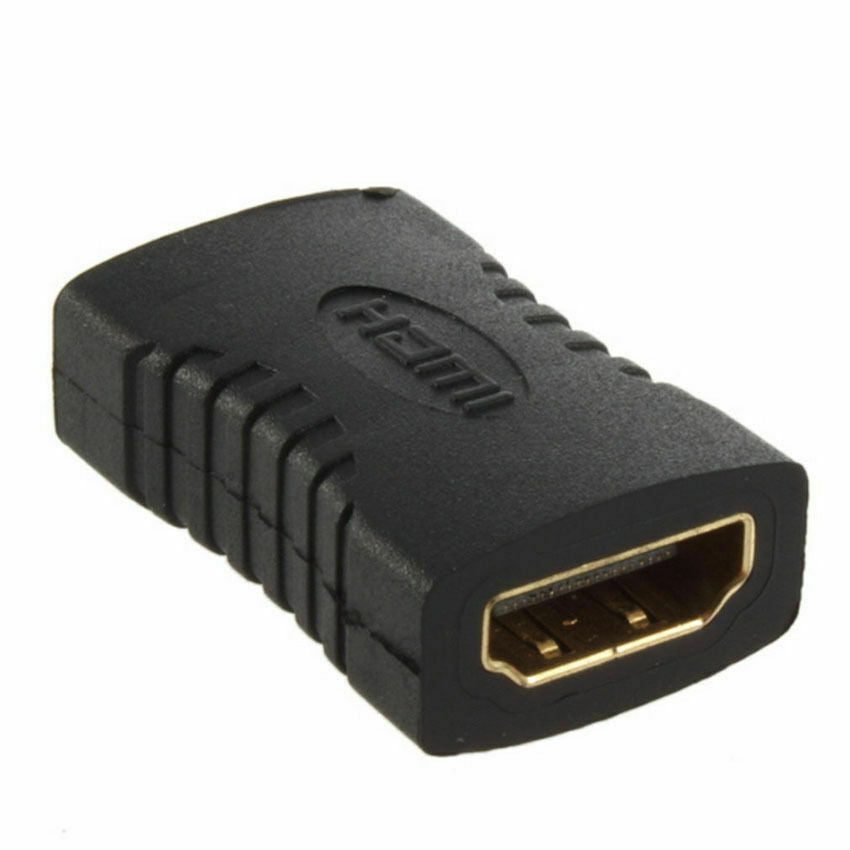 Black HDMI Female to Female F F Coupler Extender Adapter Connector for HDTV HDCP