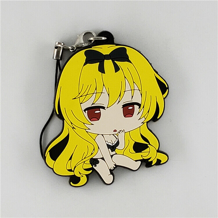 Anime Arifureta From Commonplace to World's rubber keychain Key Ring Race Straps