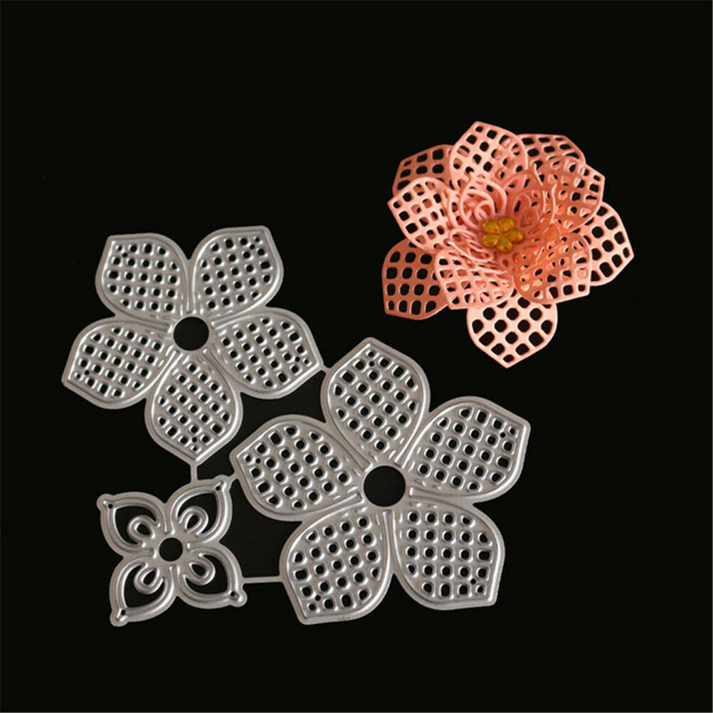 Flowers Pattern Metal Cutting Dies Stencil Scrapbook Paper Cards DIY Craf.l8