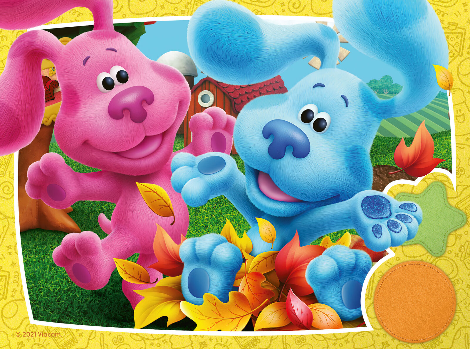 3129 Ravensburger Blue's Clues Jigsaw Puzzle 4 in a Box Children Toddler Age 3+