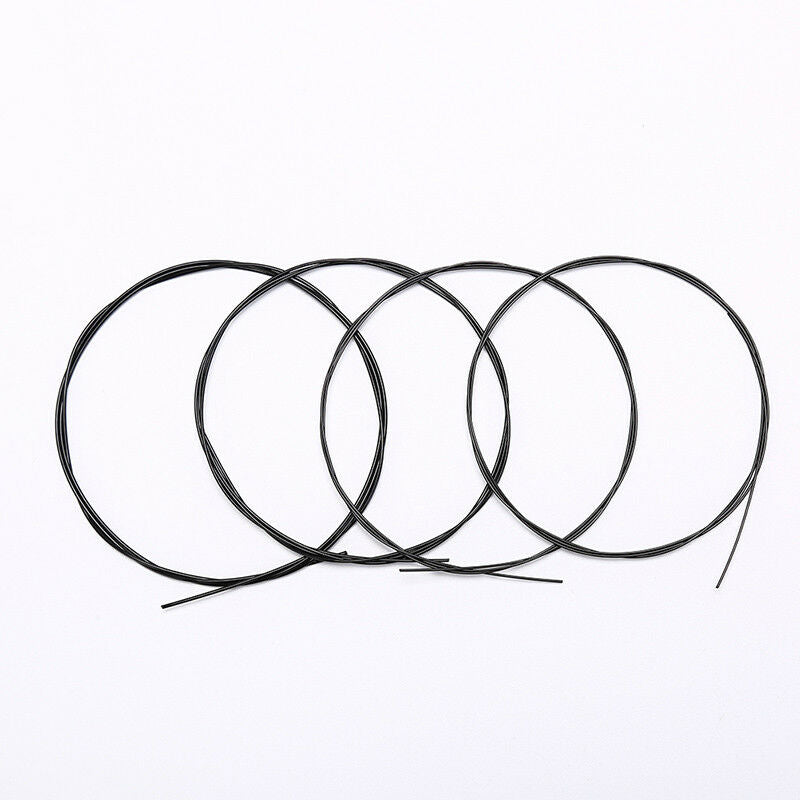 4pcs U101 ukulele strings nylon ukulele replacement strings nylon black stri XC
