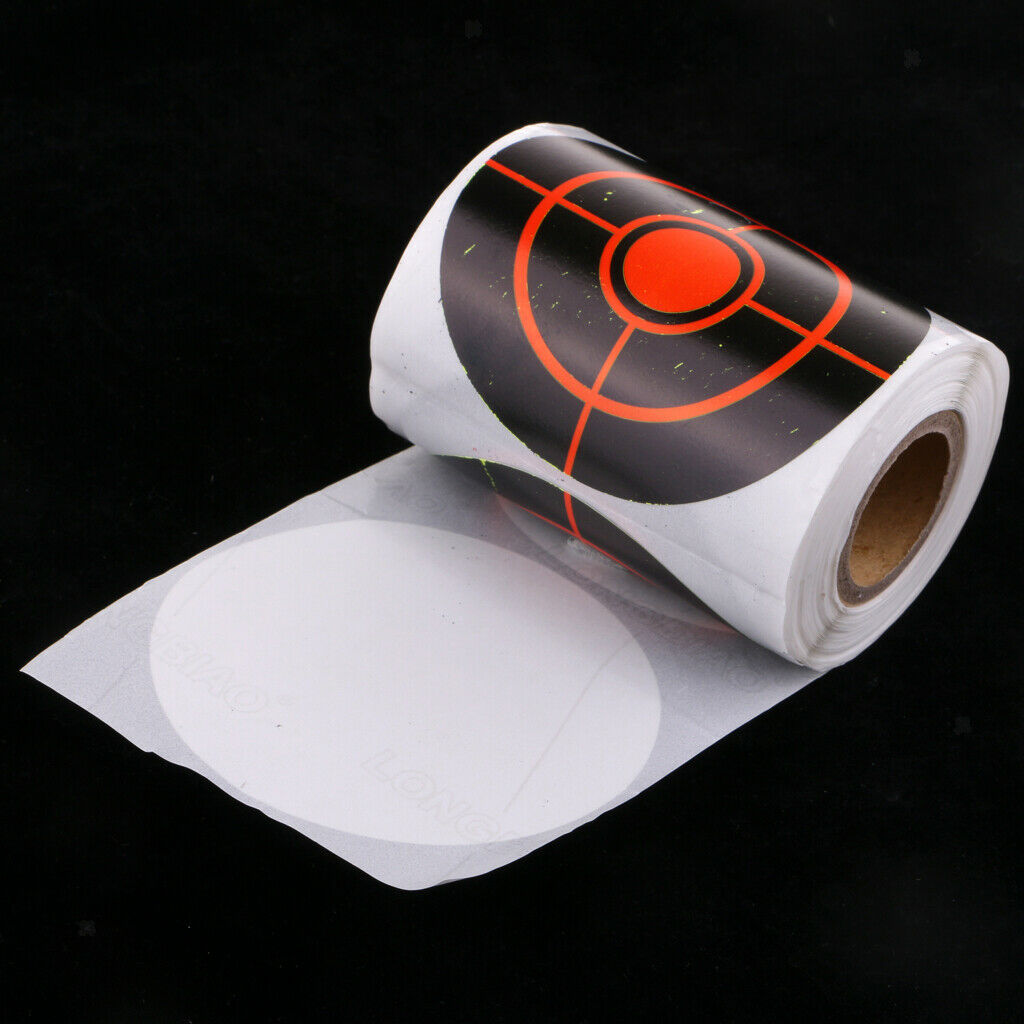 200 Pieces Black And Red Target  Stickers for Shooting Exercises