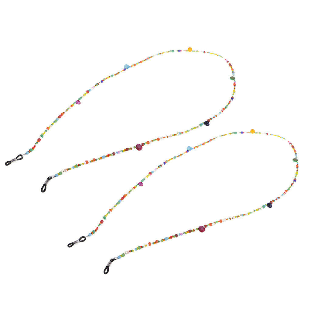 2pcs Colorful Acrylic Eyeglass Sunglasses Holder