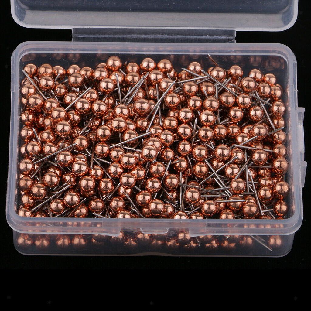 400 pieces round head plastic pins, thumbtacks, push pins