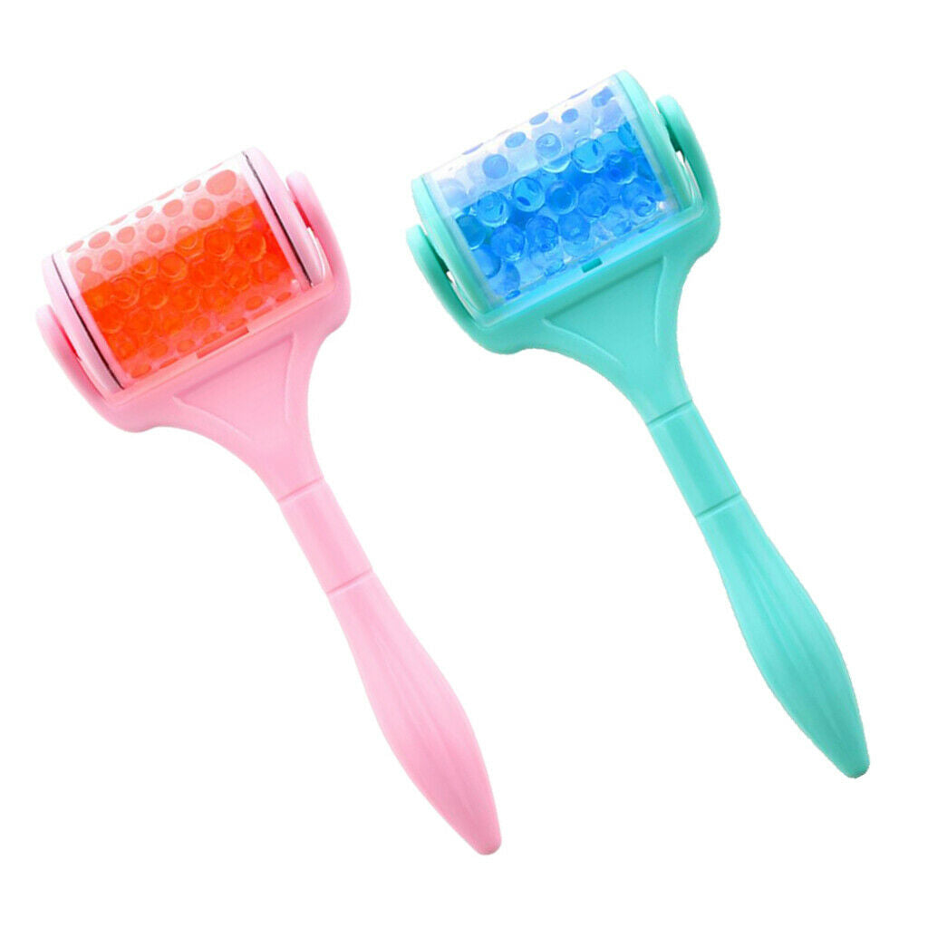 2x Eye Ice Roller Puffiness Fatigue Swelling Relief Device Skin Roller