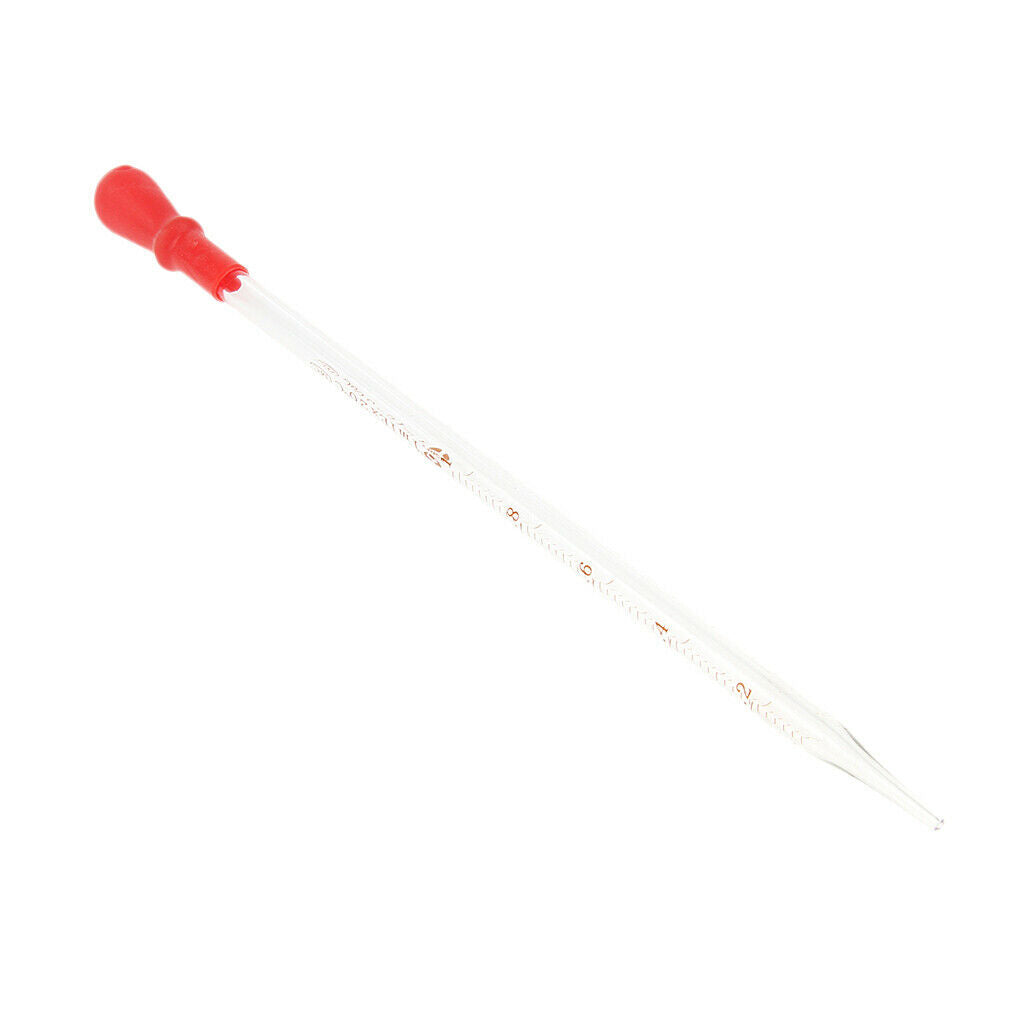 5 Pcs 1ML Glass Graduated Dropper Dropping Pipettes Pipet Fluid And Liquid