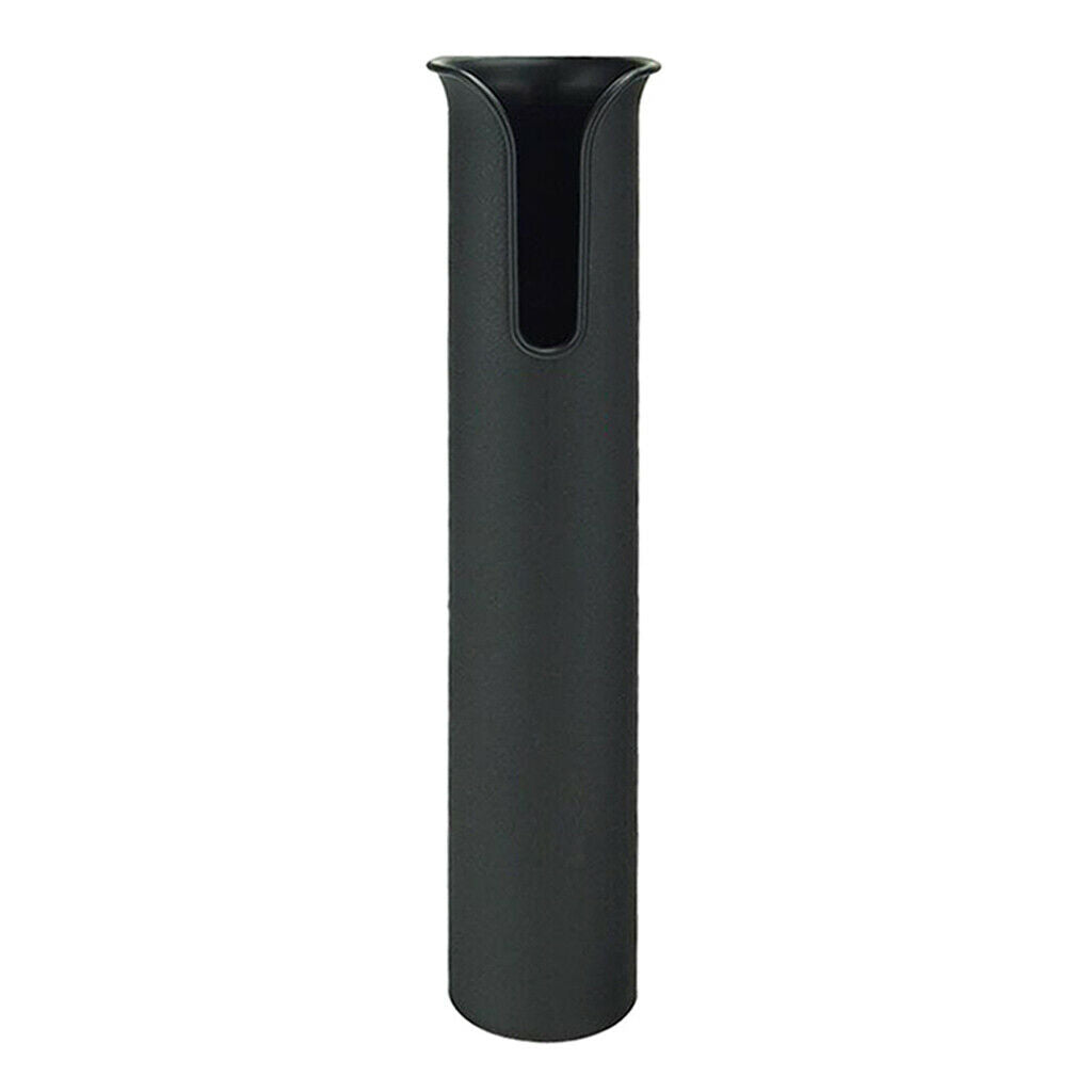 Self Adhesive Fishing Pole Boat Single Rod Holder Organizer Yacht Black