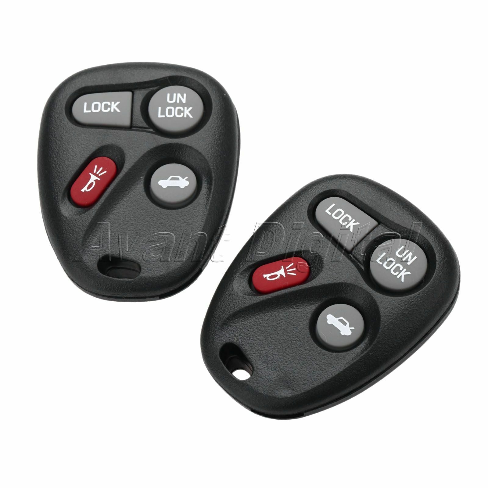 2Pcs Remote Key 315MHz 4 Buttons ABO1502T Fit For 1997 CHEVROLET ASTRO BLAZER